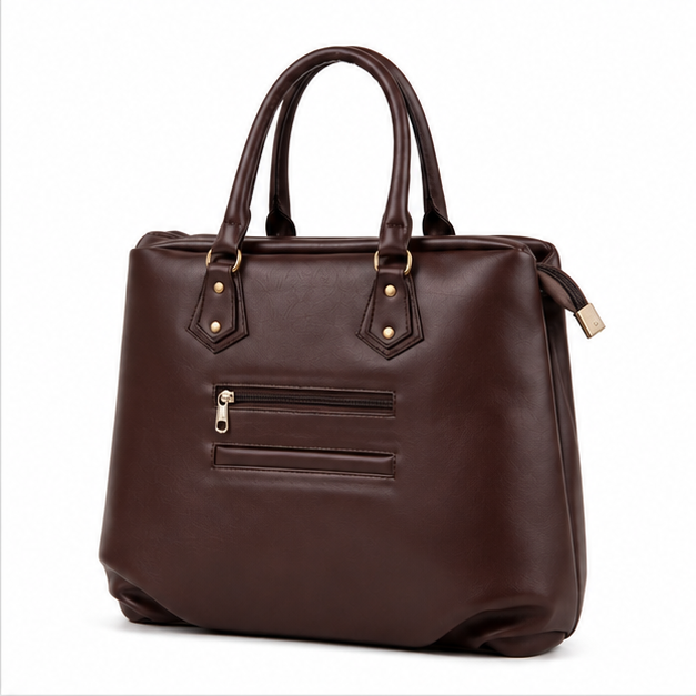 Premium Synthetic Leather Handbag for Women - Image 3