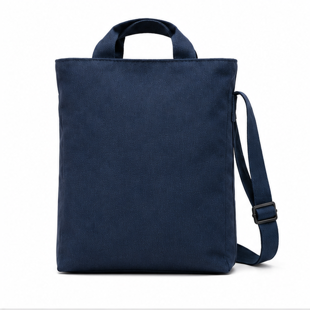 Premium Polyester Canvas Crossbody Tote Bag – 2 Compartment - Image 3