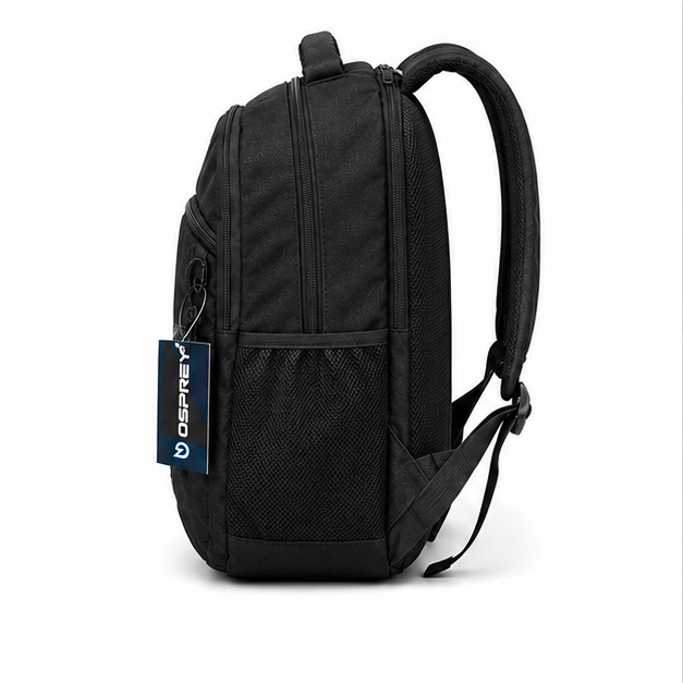 Nylon Dobby Laptop Backpack – 3 Compartment - Image 3