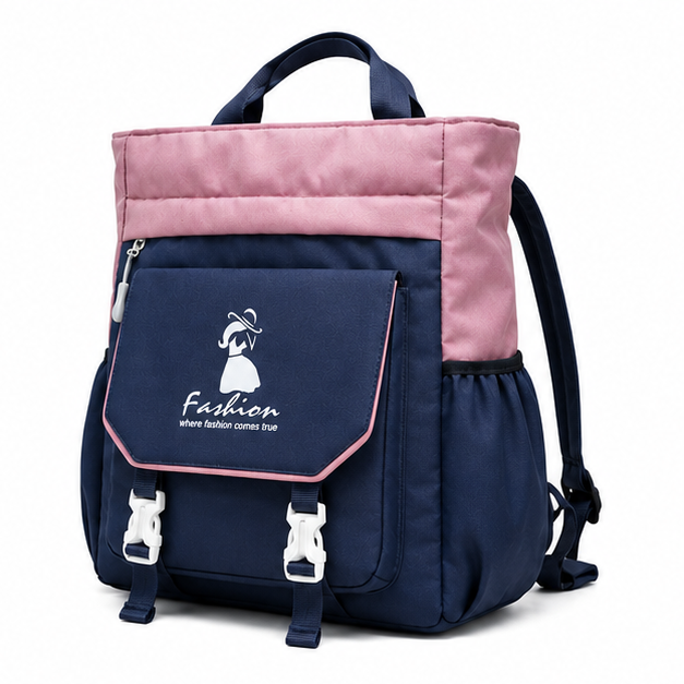 Premium Polyester Multi-Pocket Backpack – Stylish Everyday Bag - Image 2