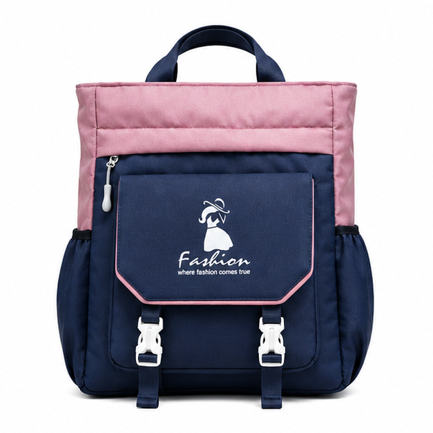 Premium Polyester Multi-Pocket Backpack – Stylish Everyday Bag