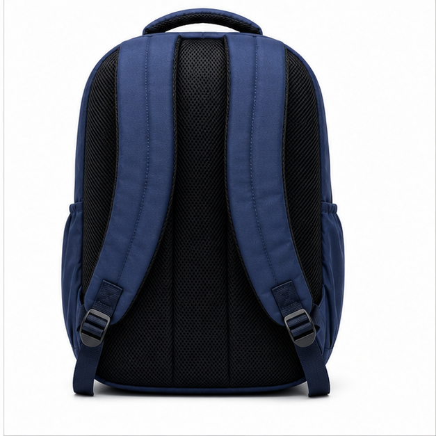 Sky Blue DFORX Polyester Backpack – 3 Compartment - Image 4